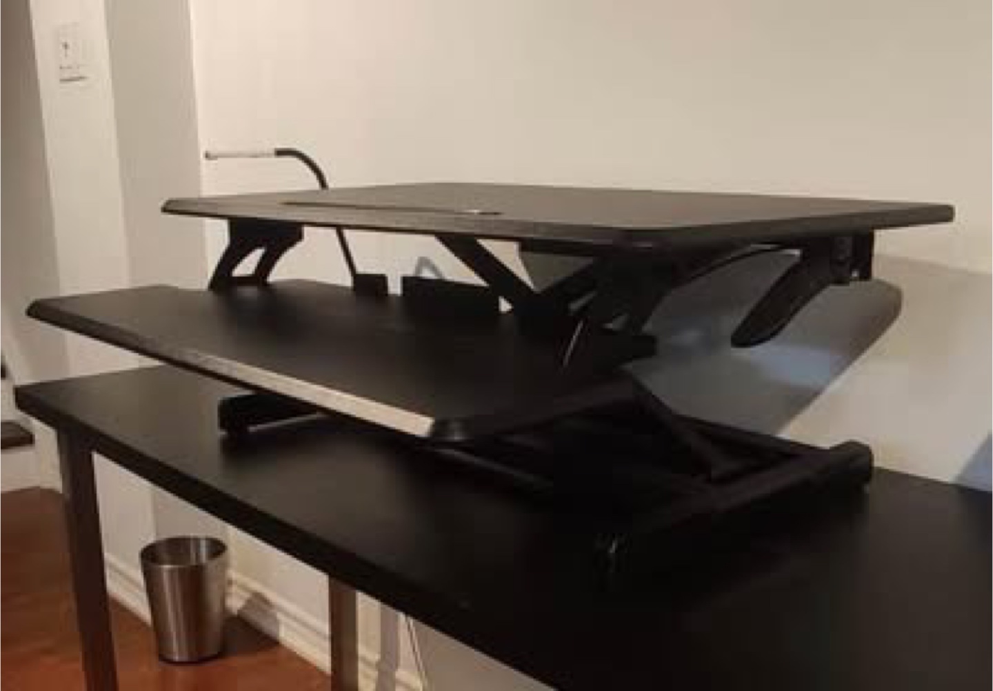 Black Standing Desk Converter - photo 2