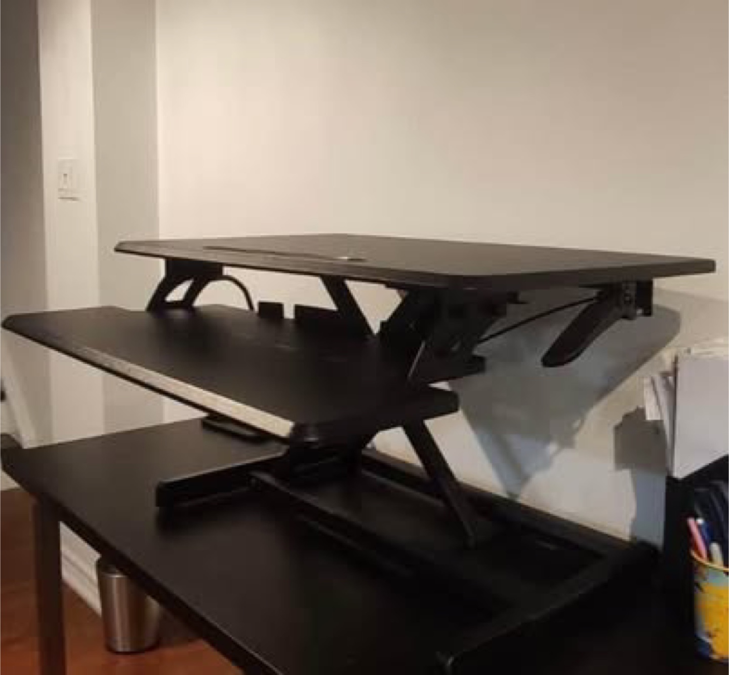 Black Standing Desk Converter