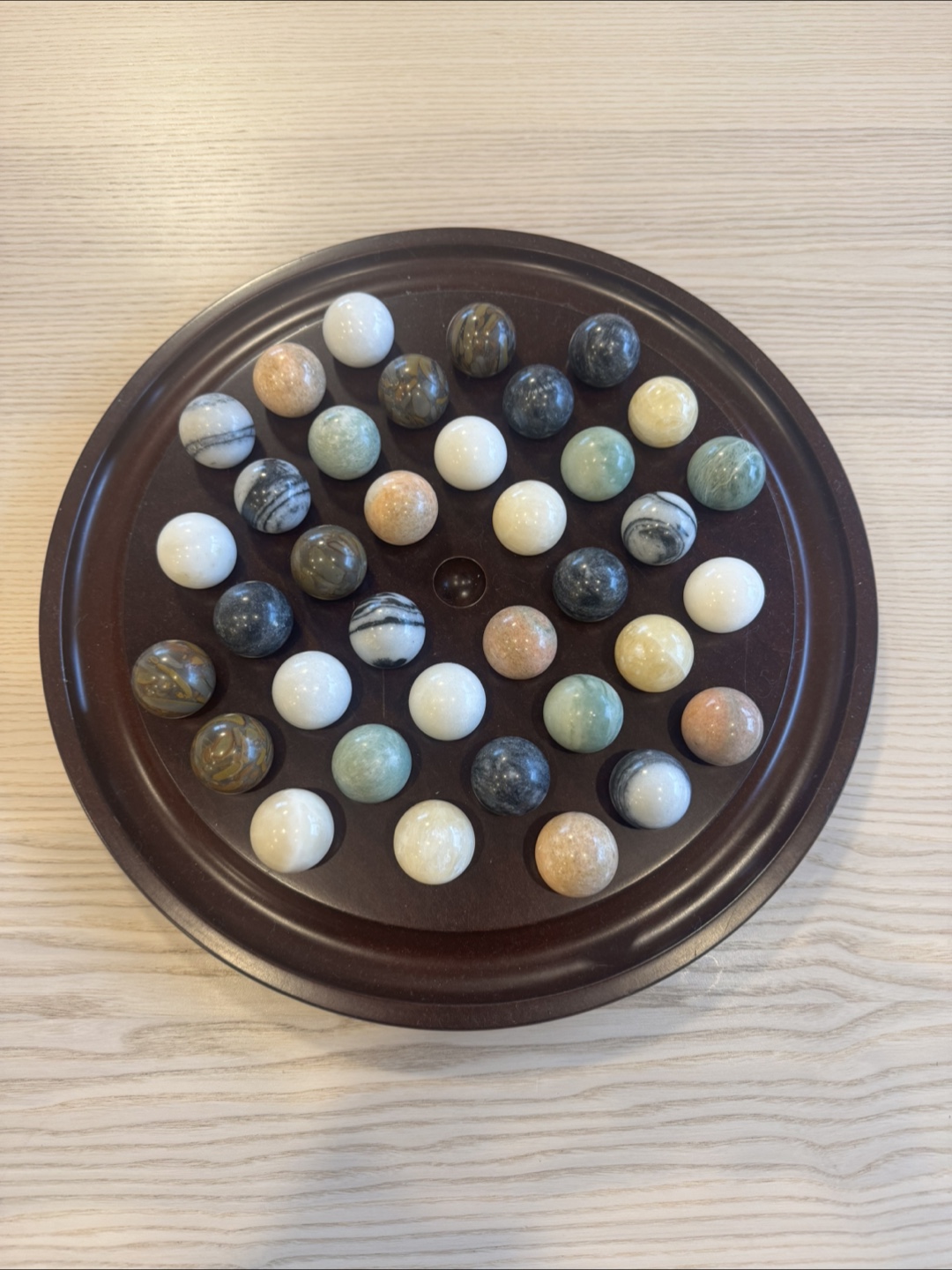 Marble Solitaire Board Game - photo 2
