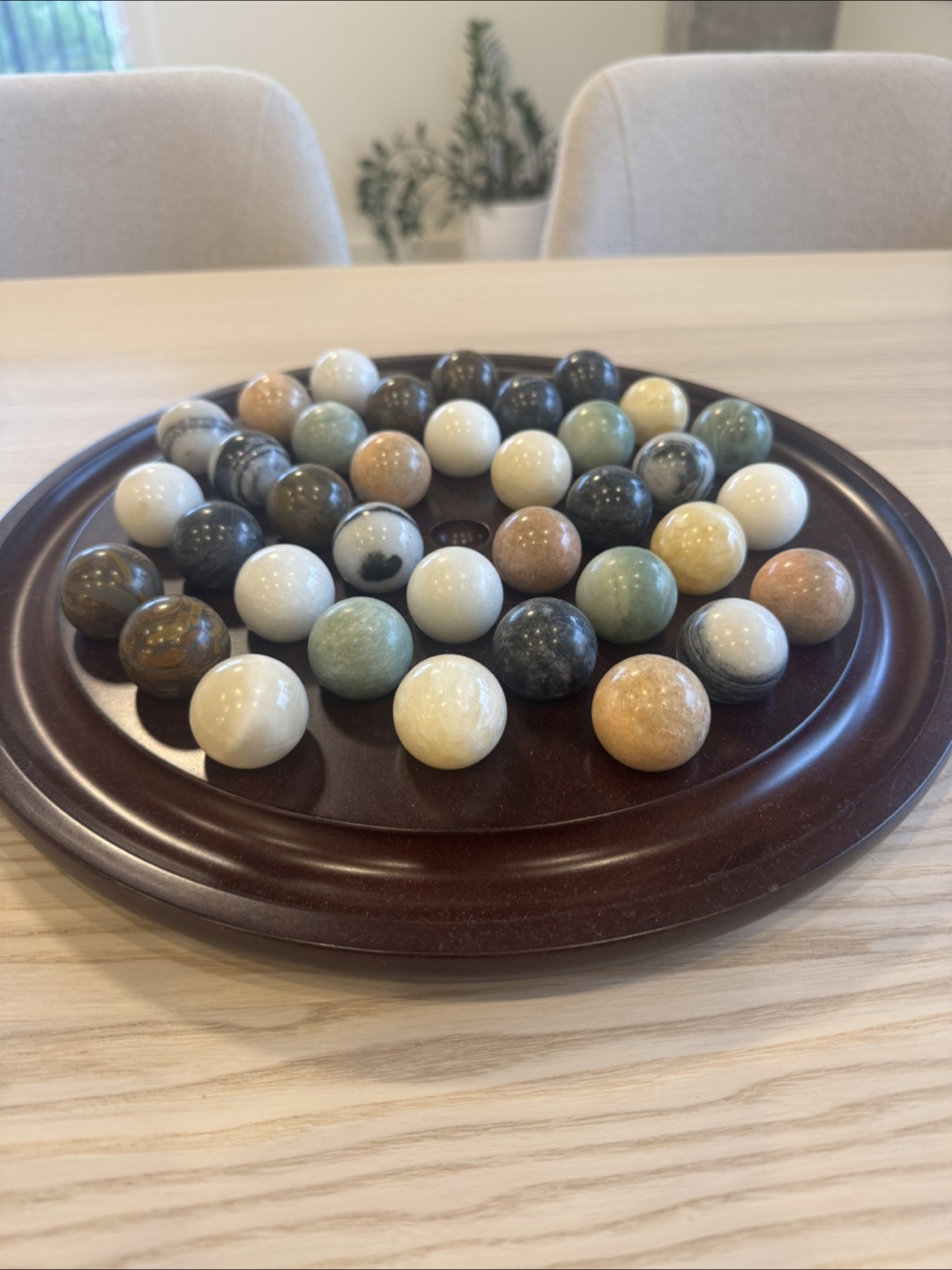 Marble Solitaire Board Game