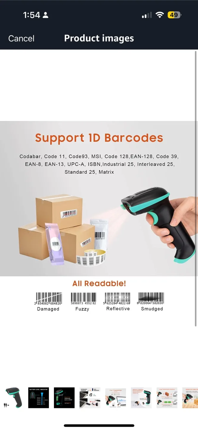 Wireless Barcode Scanner thumbnail