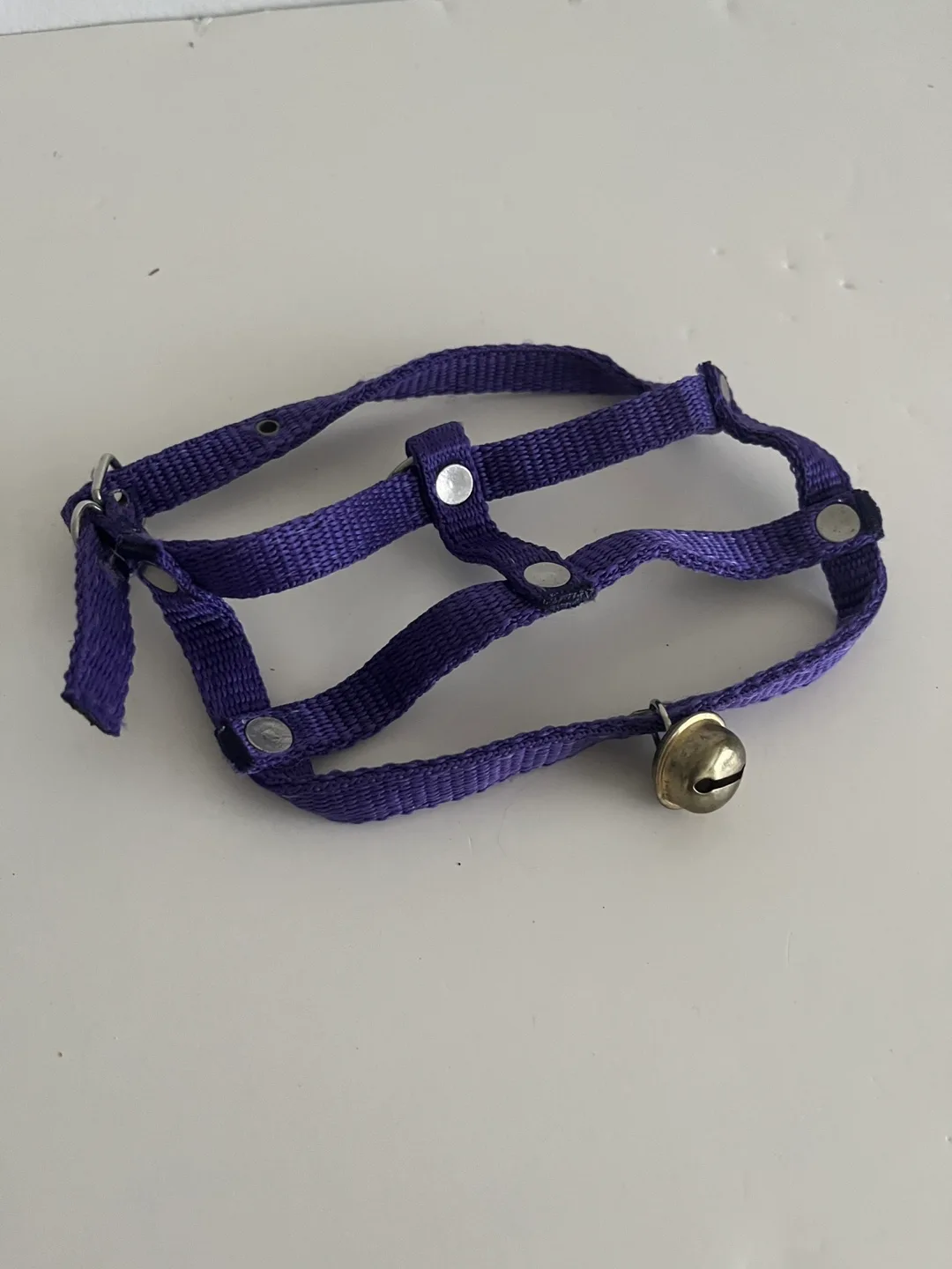Purple Cat Harness with Bell thumbnail
