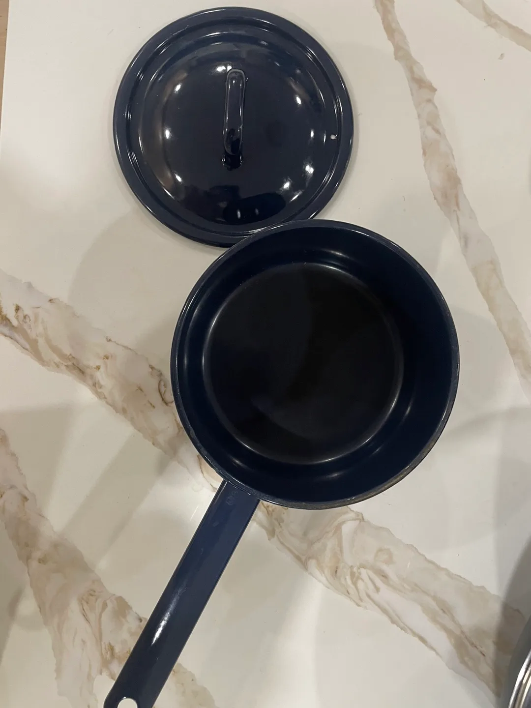 IKEA dark blue saucepan thumbnail