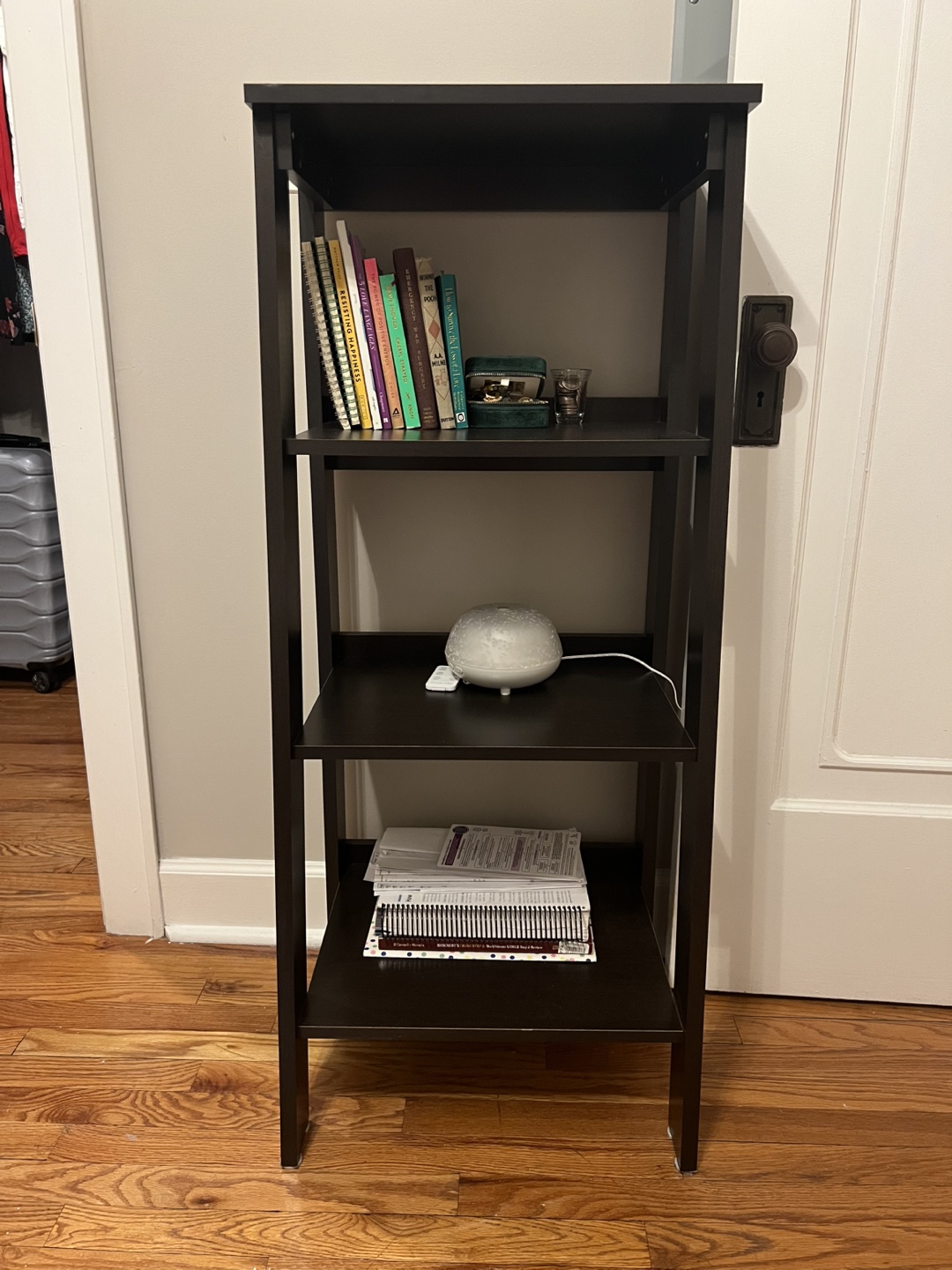 4-Tier Dark Brown Bookshelf - photo 2