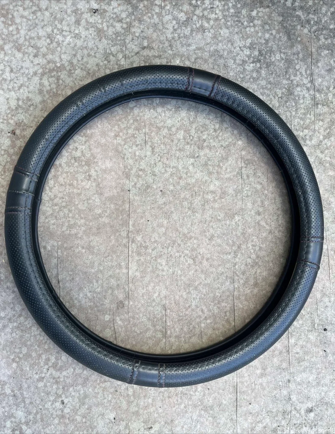 Black Steering Wheel Cover thumbnail