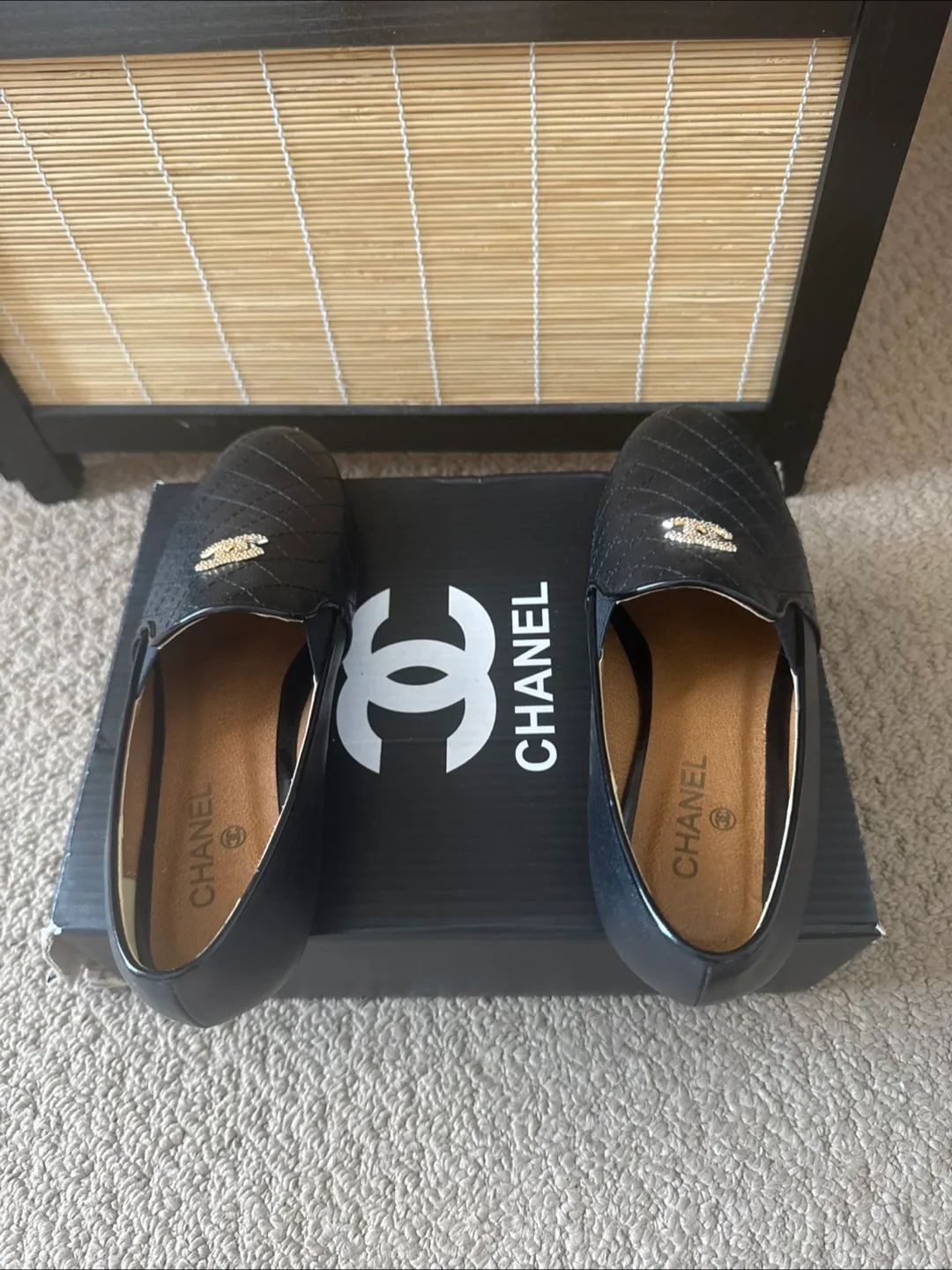 Chanel Black Leather Loafers image indicator(6)