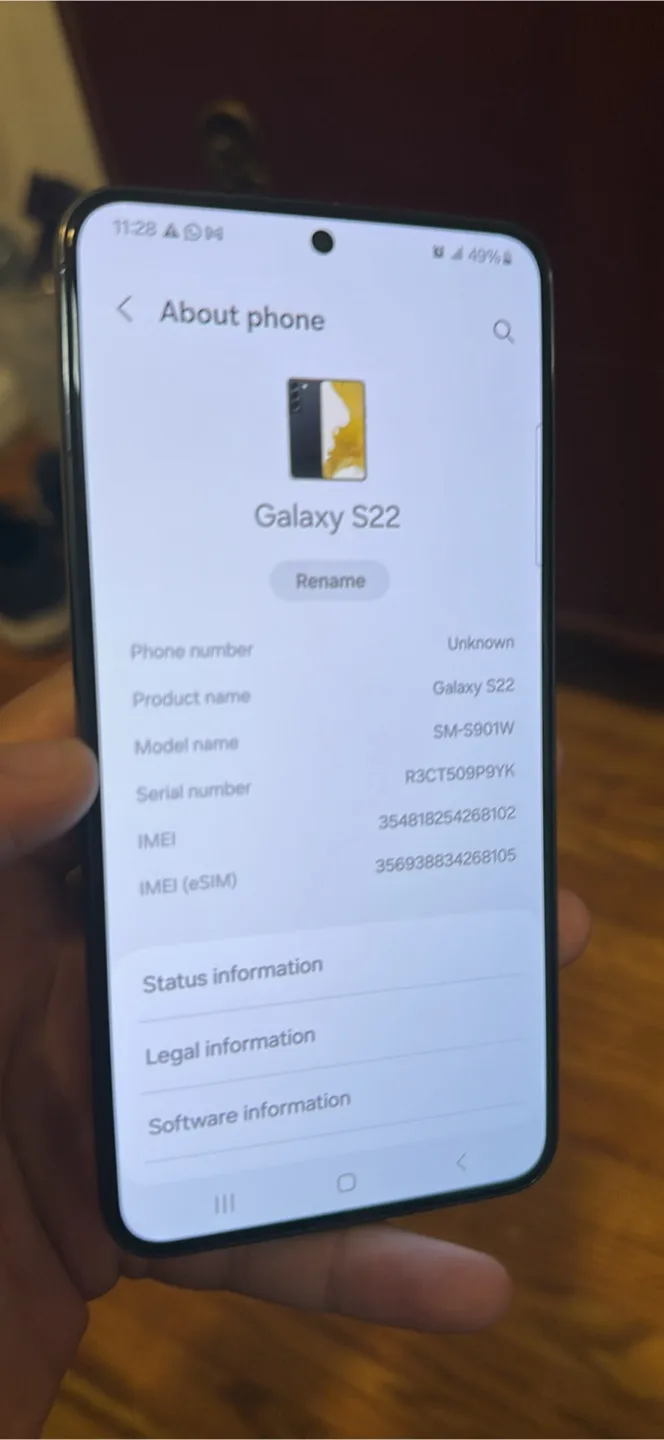 Samsung Galaxy S22 - Black thumbnail