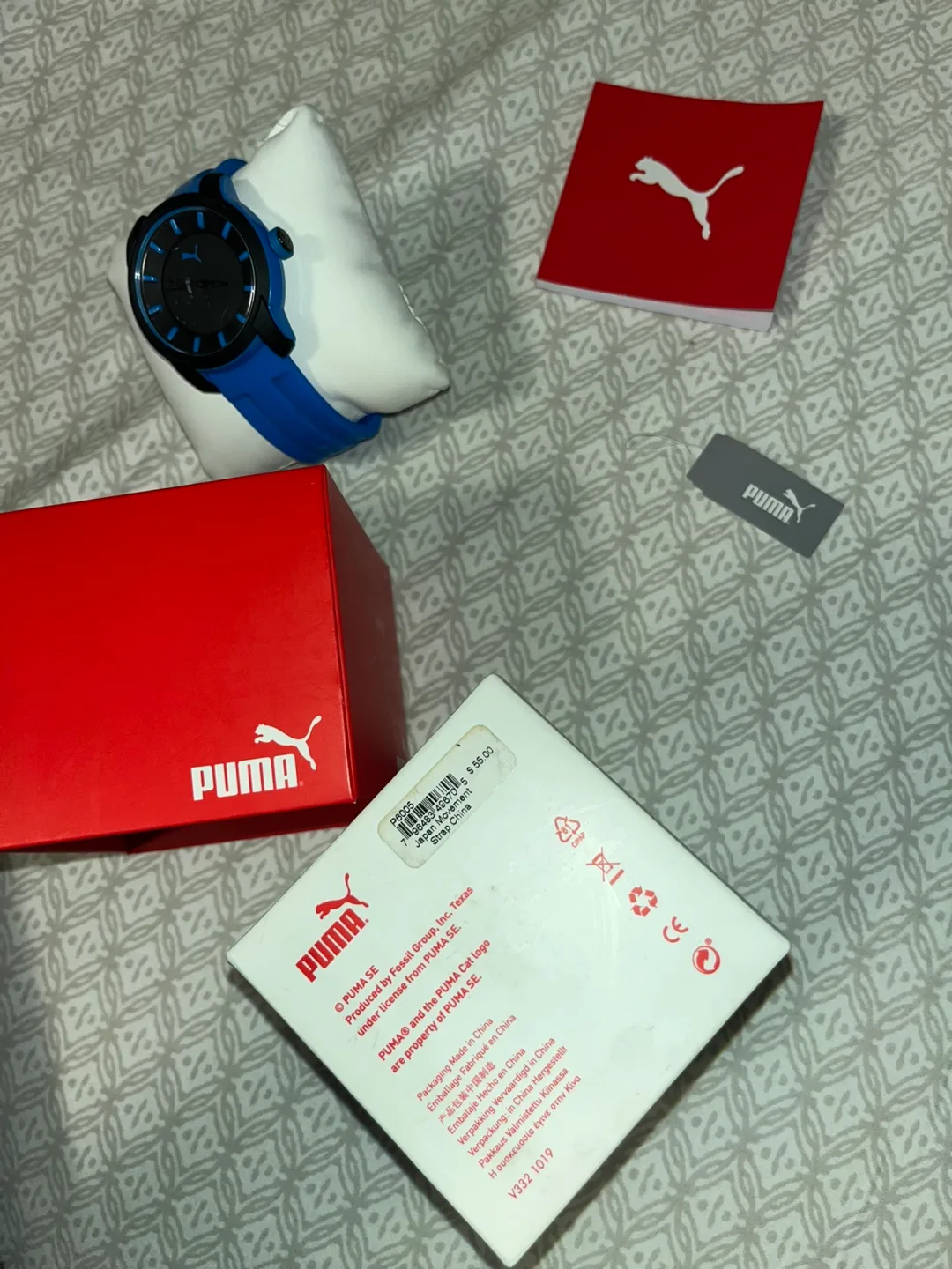 Puma Blue & Black Watch with Box image indicator(4)