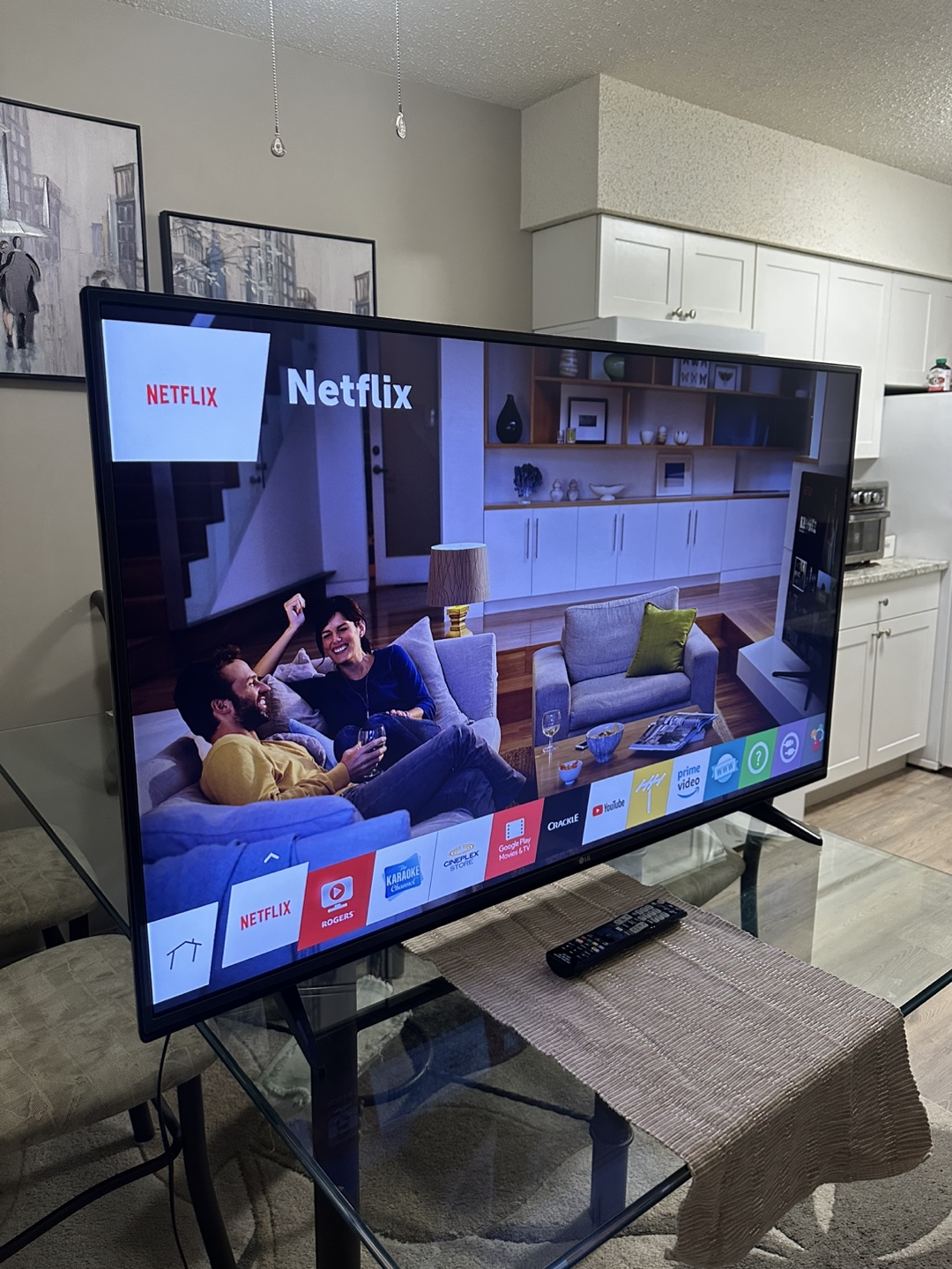 LG 55-Inch 4K Ultra HD Smart TV with webOS™ -like-new condition