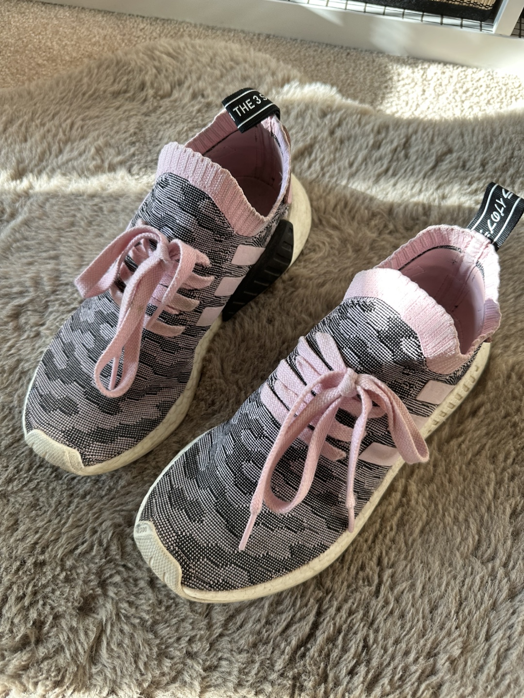 Adidas NMD R1 Pink/Grey Women's Sneakers - photo 3