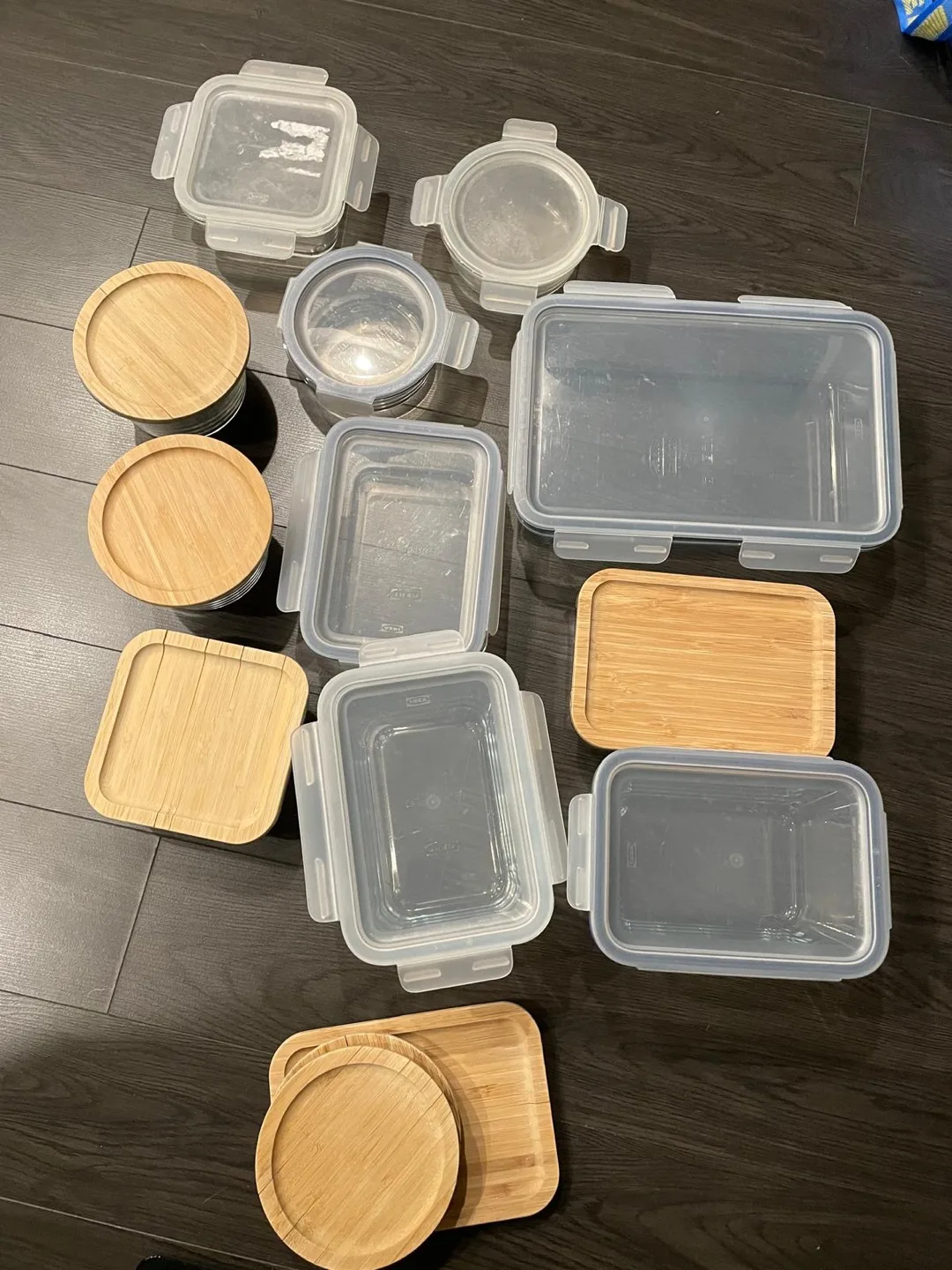 IKEA 365+ Glass Food Container Set – 11 Containers thumbnail