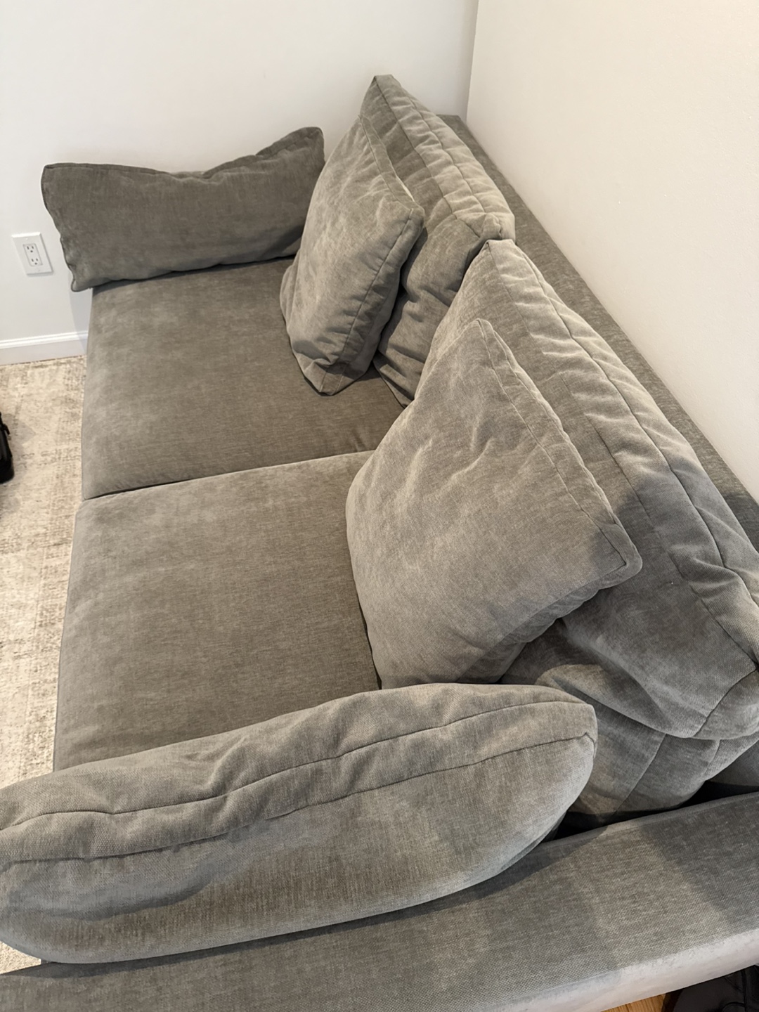 West Elm Harmony 82" Sofa - Mineral Gray - photo 3