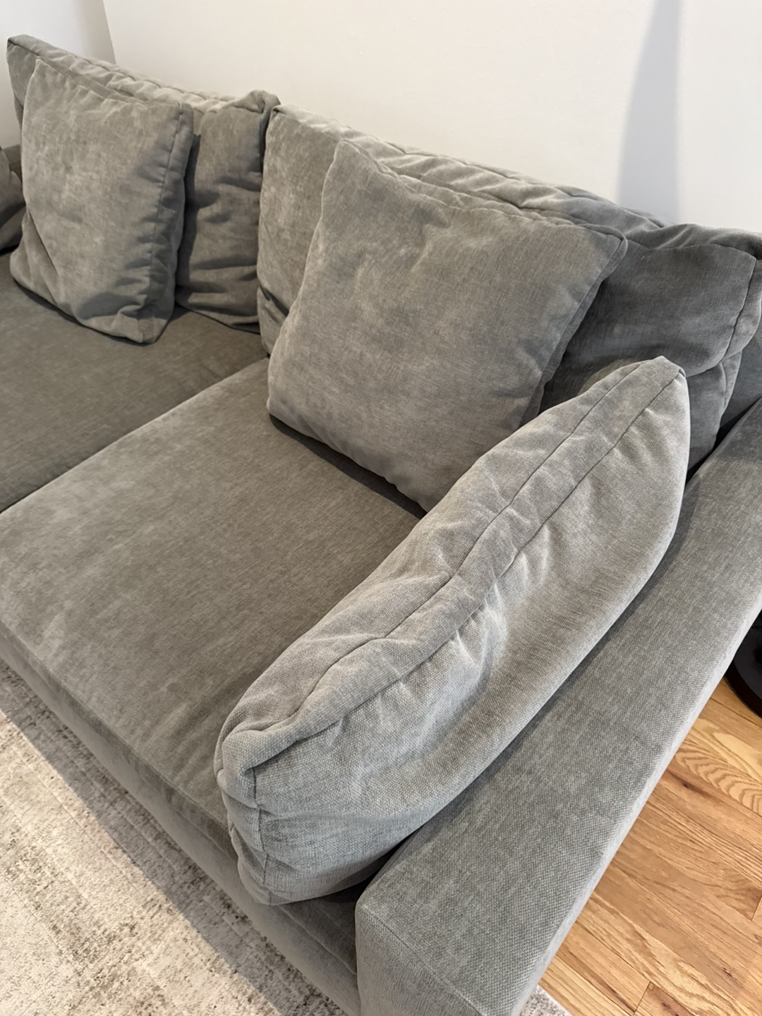 West Elm Harmony 82" Sofa - Mineral Gray - photo 2