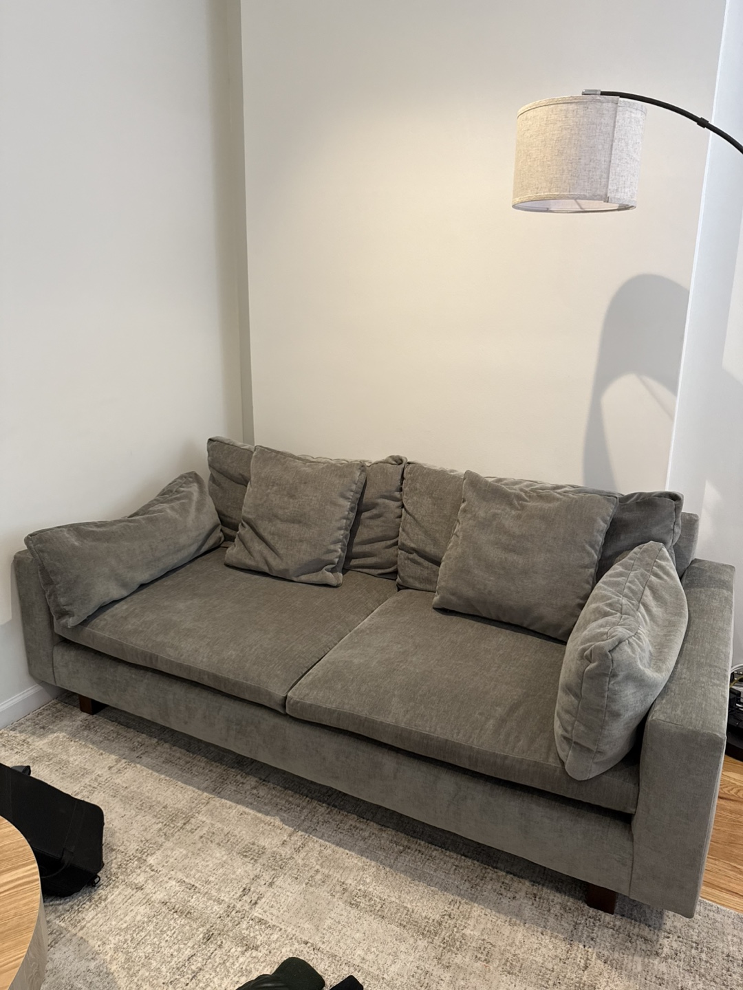West Elm Harmony 82" Sofa - Mineral Gray