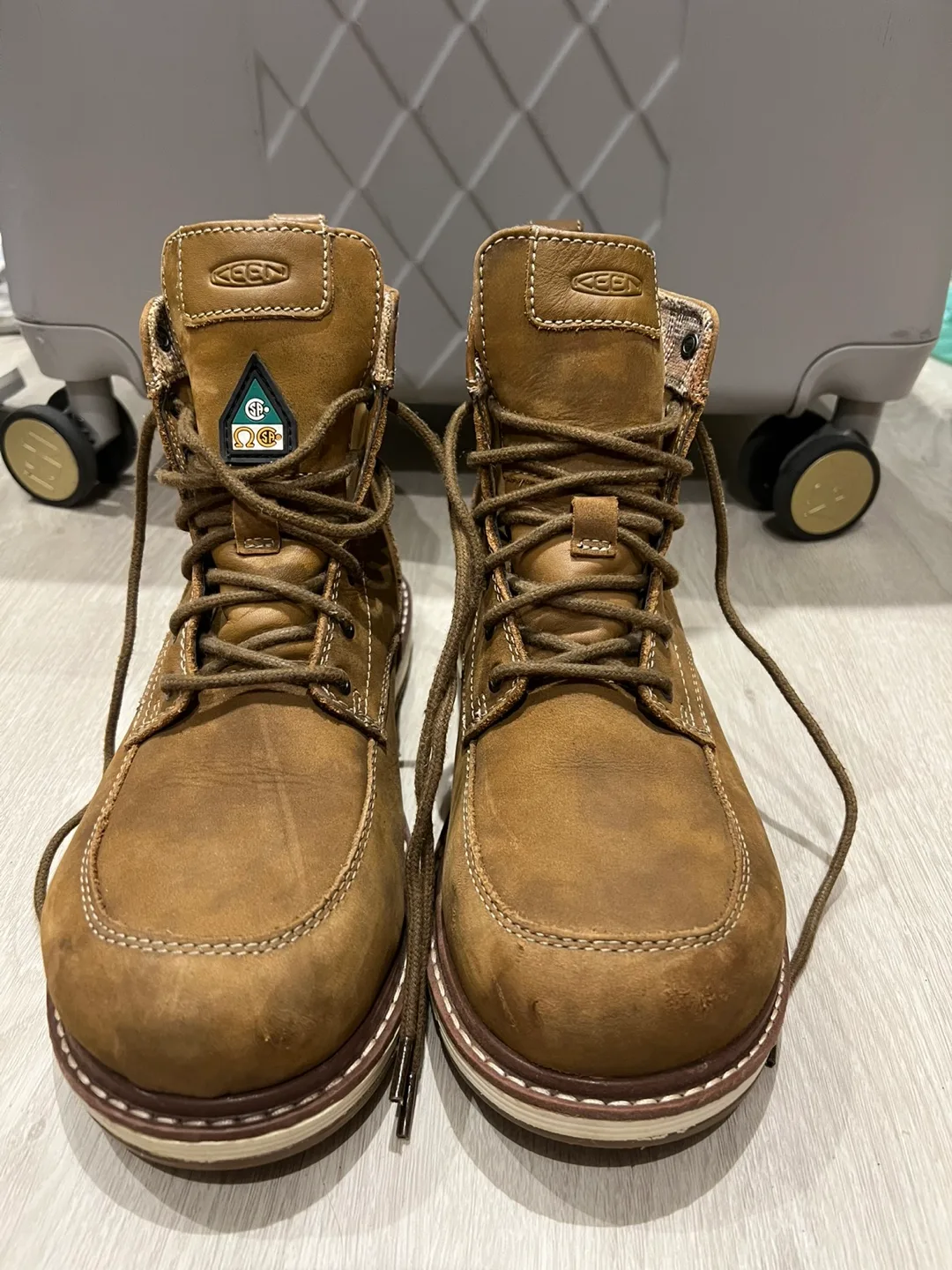 KEEN Utility Men's Brown Leather Boots - Size 9,5 thumbnail
