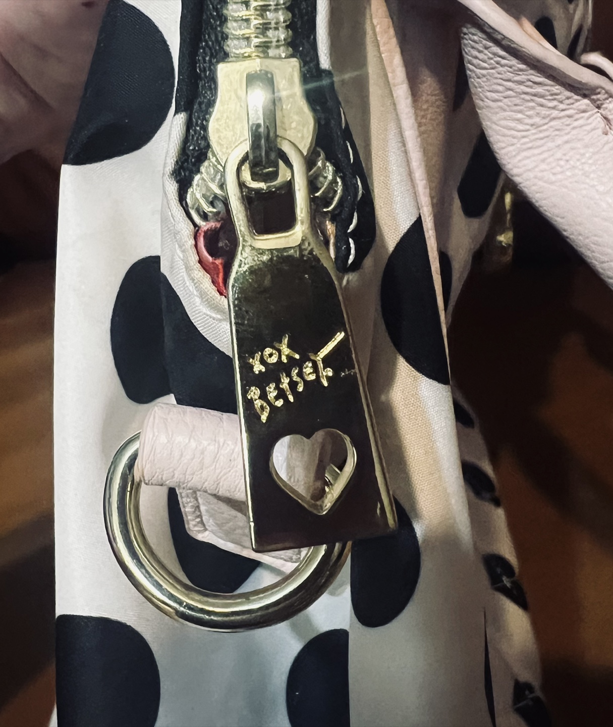Betsey Johnson Black and White Purse - photo 4