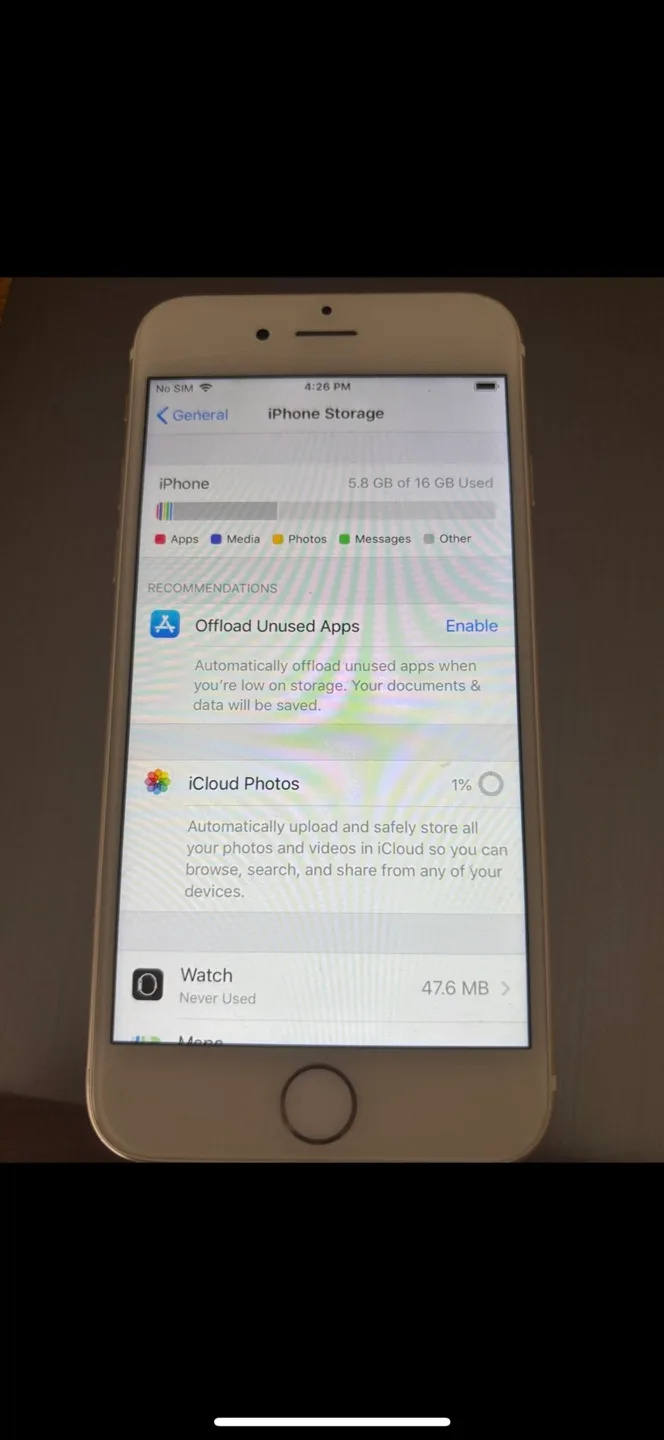 iPhone 6 - 16GB - White thumbnail