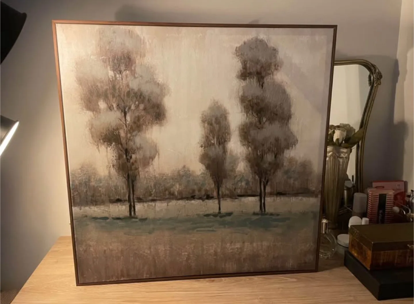Framed Tree Landscape Painting thumbnail