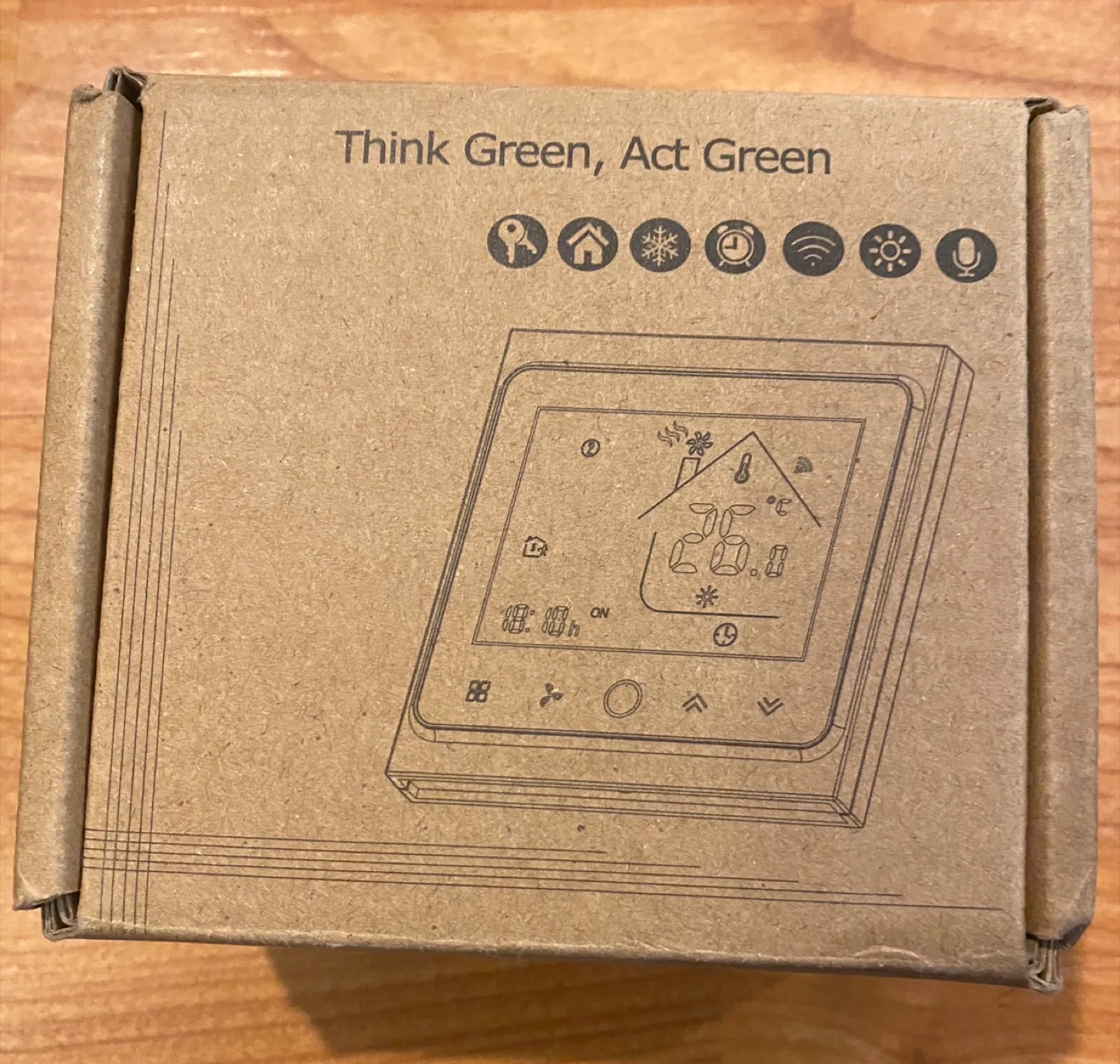 Electric Heating Thermostat with Touchscreen LCD Display image indicator(3)