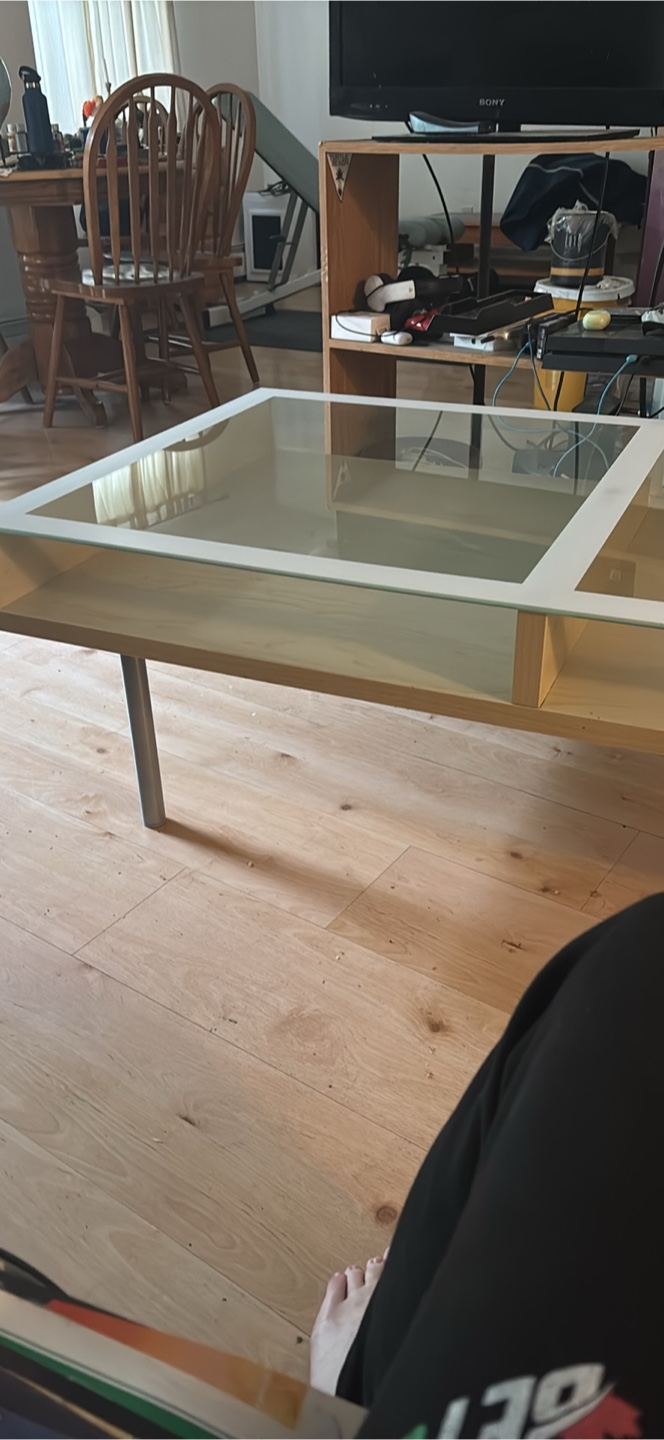 Coffee Table with Glass Top - photo 2