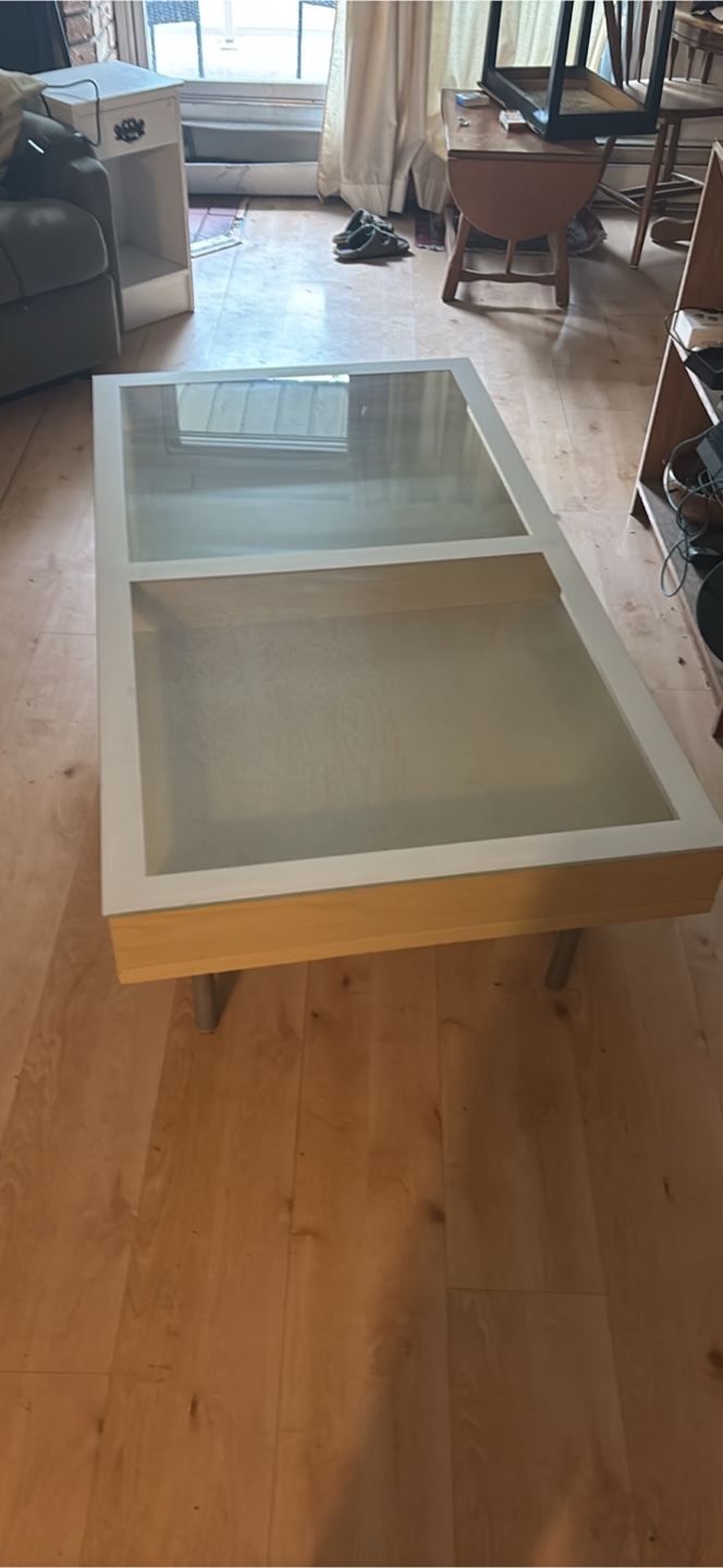 Coffee Table with Glass Top
