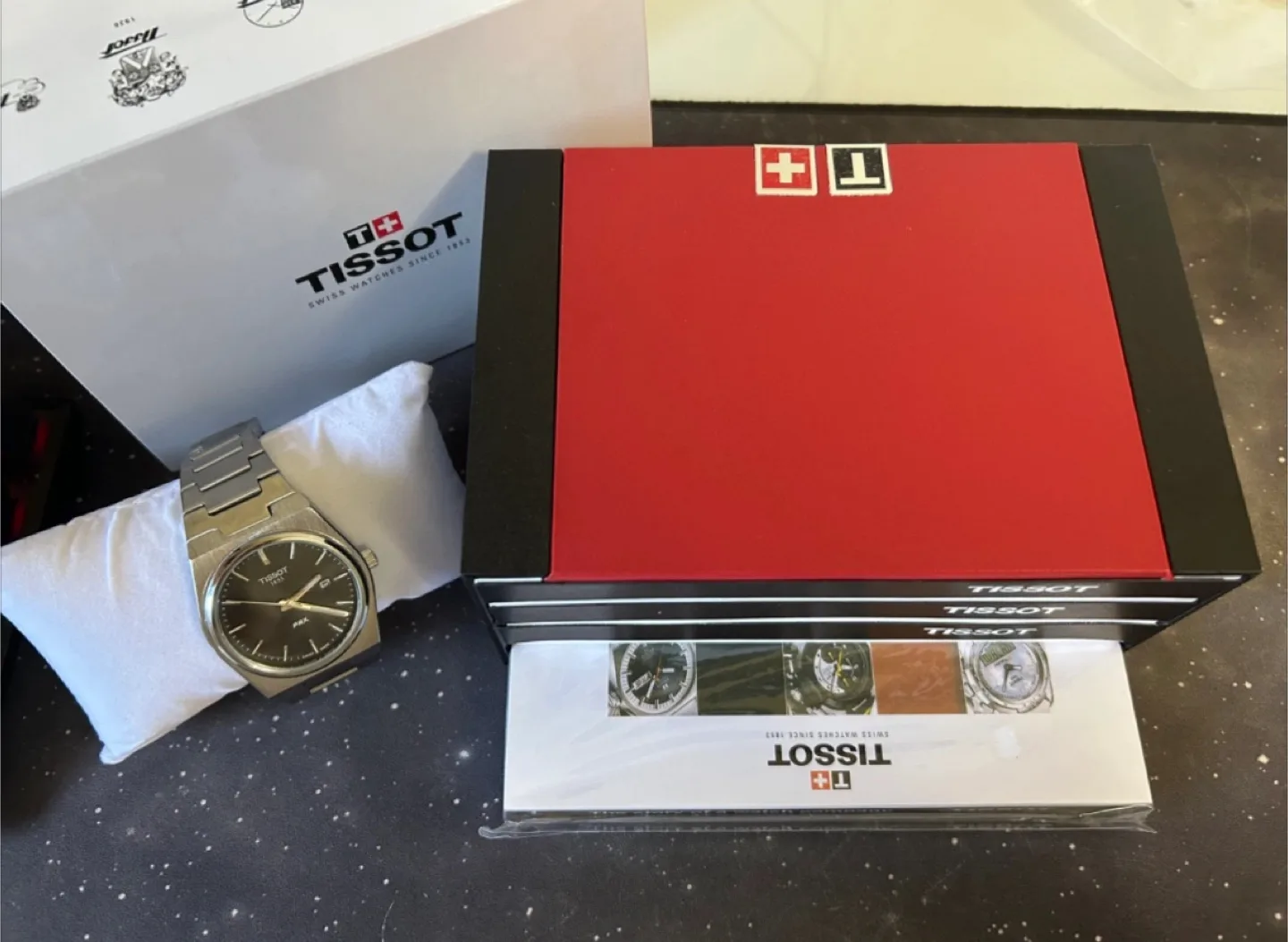 Tissot PRX watch (All original box, papers, and accessories) thumbnail