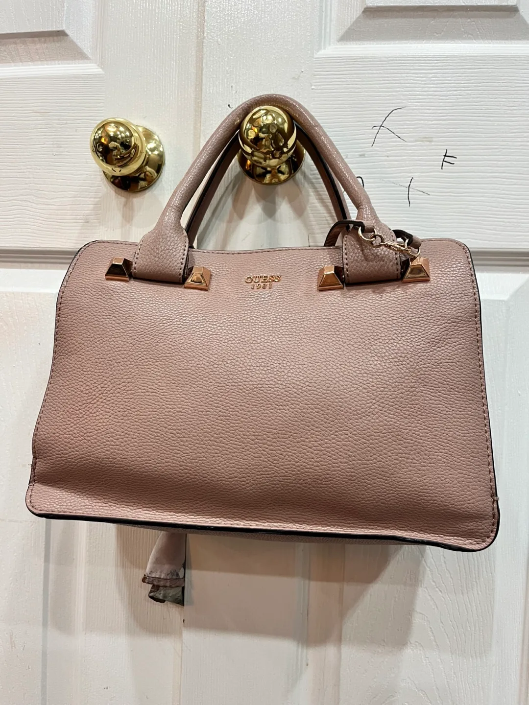Guess Satchel Bag - Light Pink thumbnail
