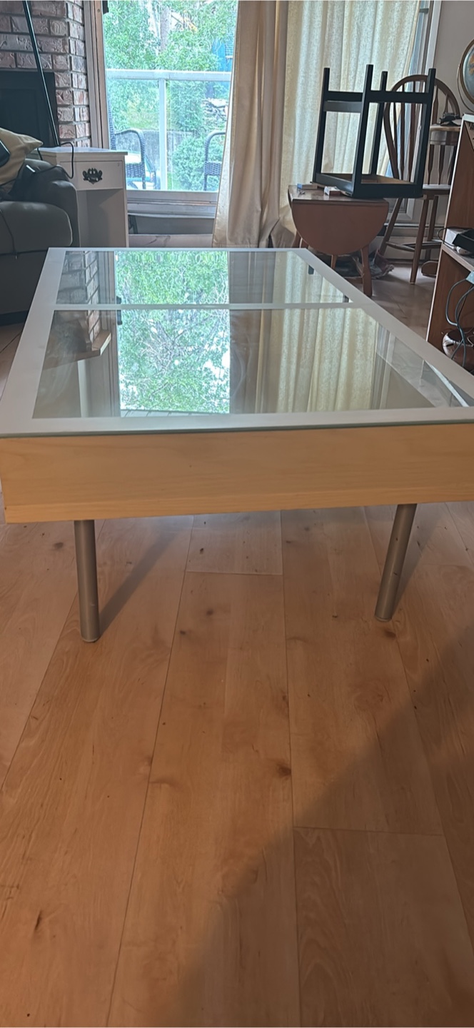 Coffee Table with Glass Top - photo 3