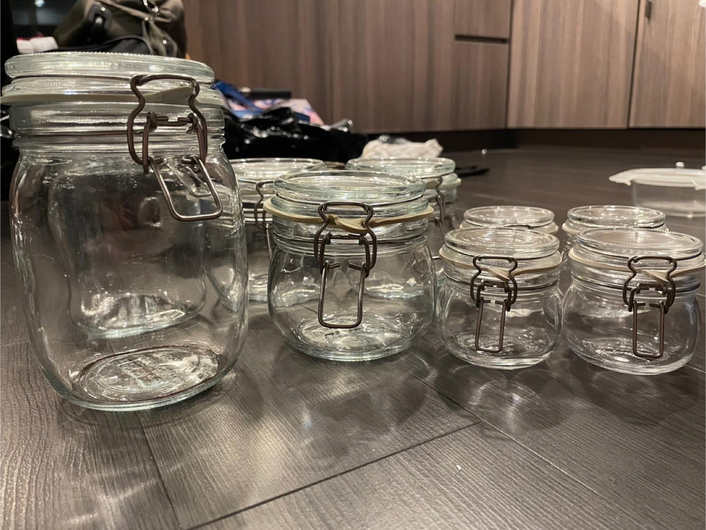 KORKEN Glass Jar Set with Lids – 17 Pieces Total - photo 5