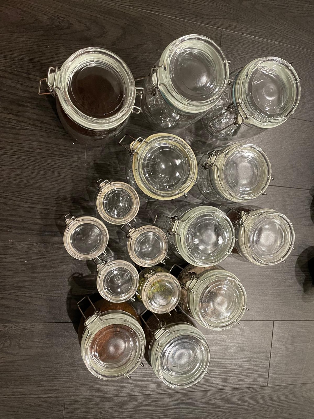 KORKEN Glass Jar Set with Lids – 17 Pieces Total - photo 4