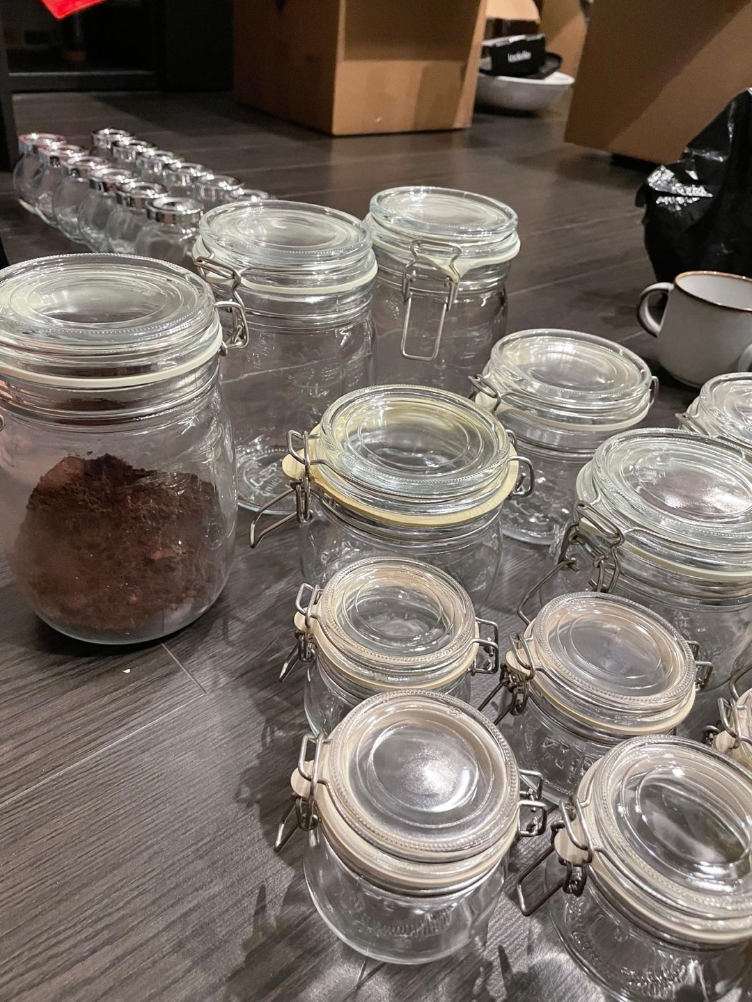 KORKEN Glass Jar Set with Lids – 17 Pieces Total - photo 3