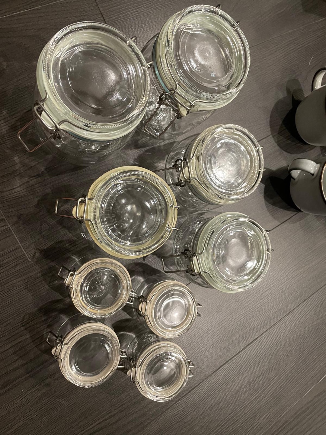 KORKEN Glass Jar Set with Lids – 17 Pieces Total - photo 2
