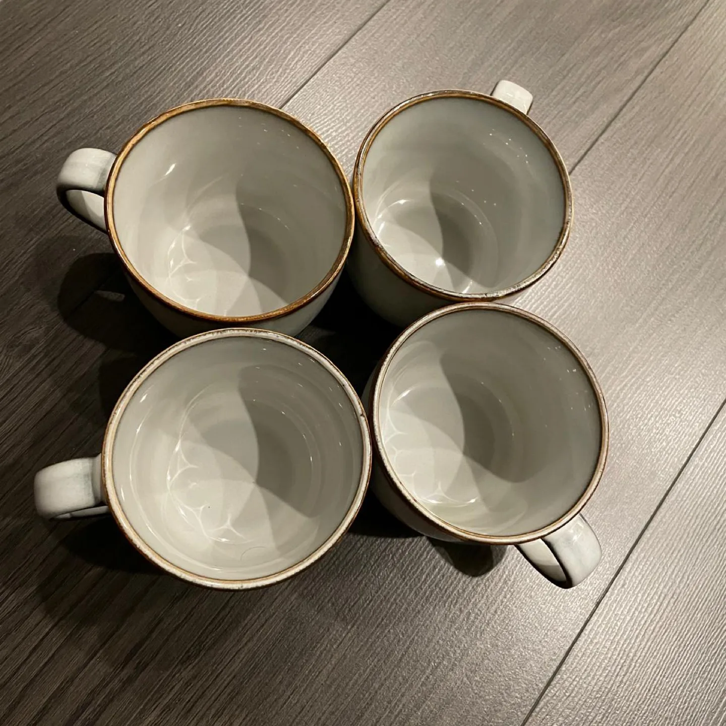 Set of 4 GLADELIG Gray Mugs thumbnail
