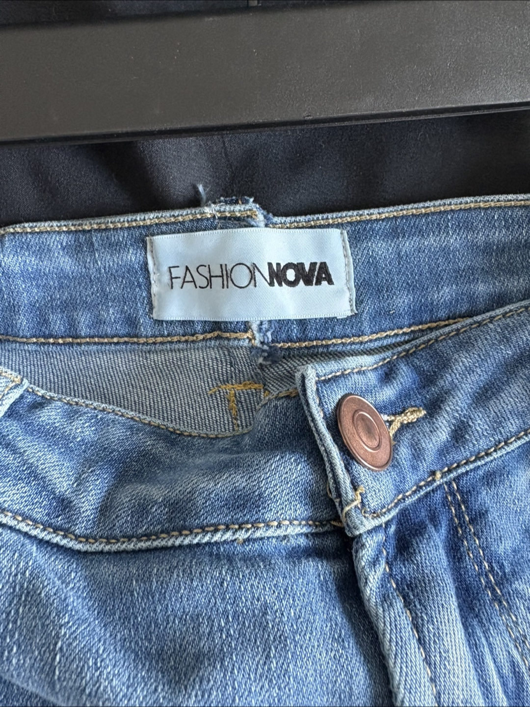 Fashion Nova Wide Leg Jeans- Size 07 - photo 2