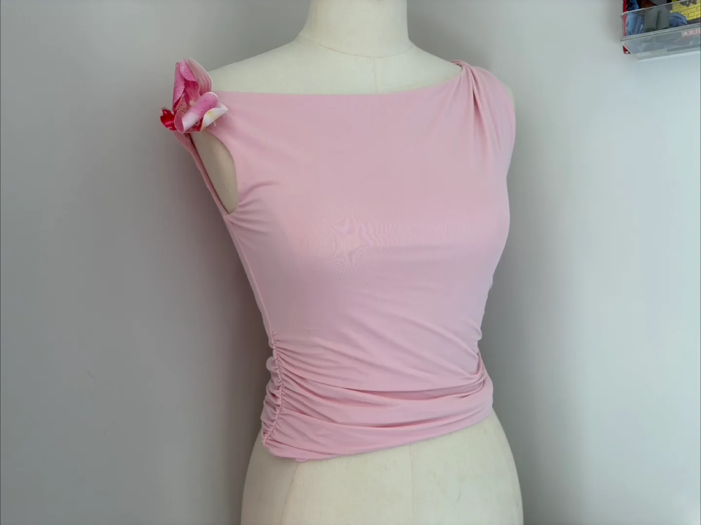White Fox Boutique Pink Top - Size S thumbnail