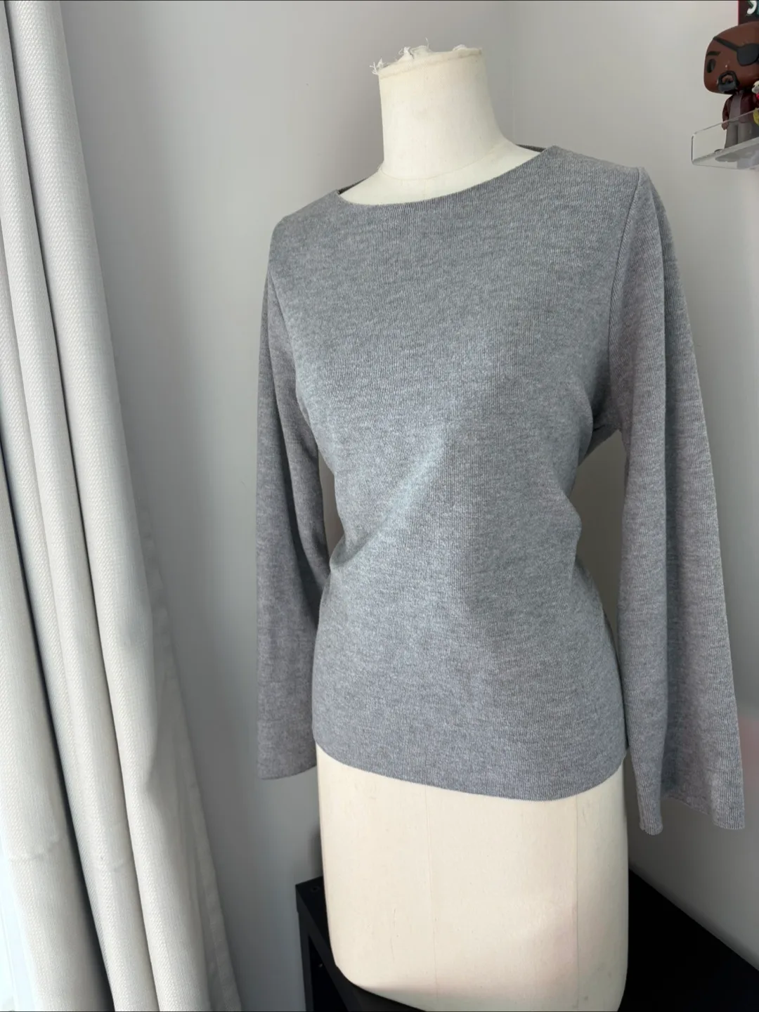 Zara Trafaluc Grey Long Sleeve - Size M thumbnail