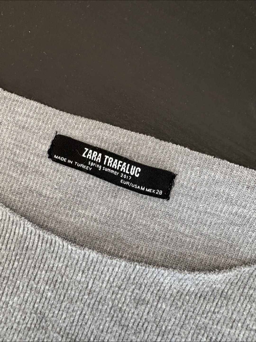 Zara Trafaluc Grey Long Sleeve - Size M - photo 2