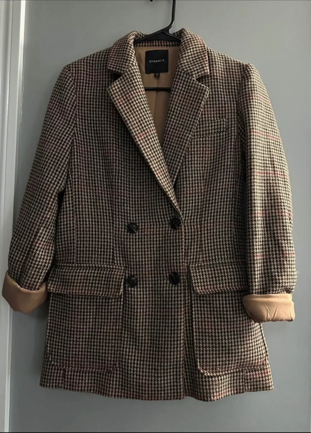 Dynamite Houndstooth Blazer - Size XXS thumbnail