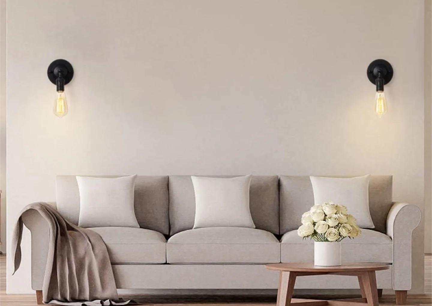 2 pack Small Retro Wall Sconces image indicator(6)