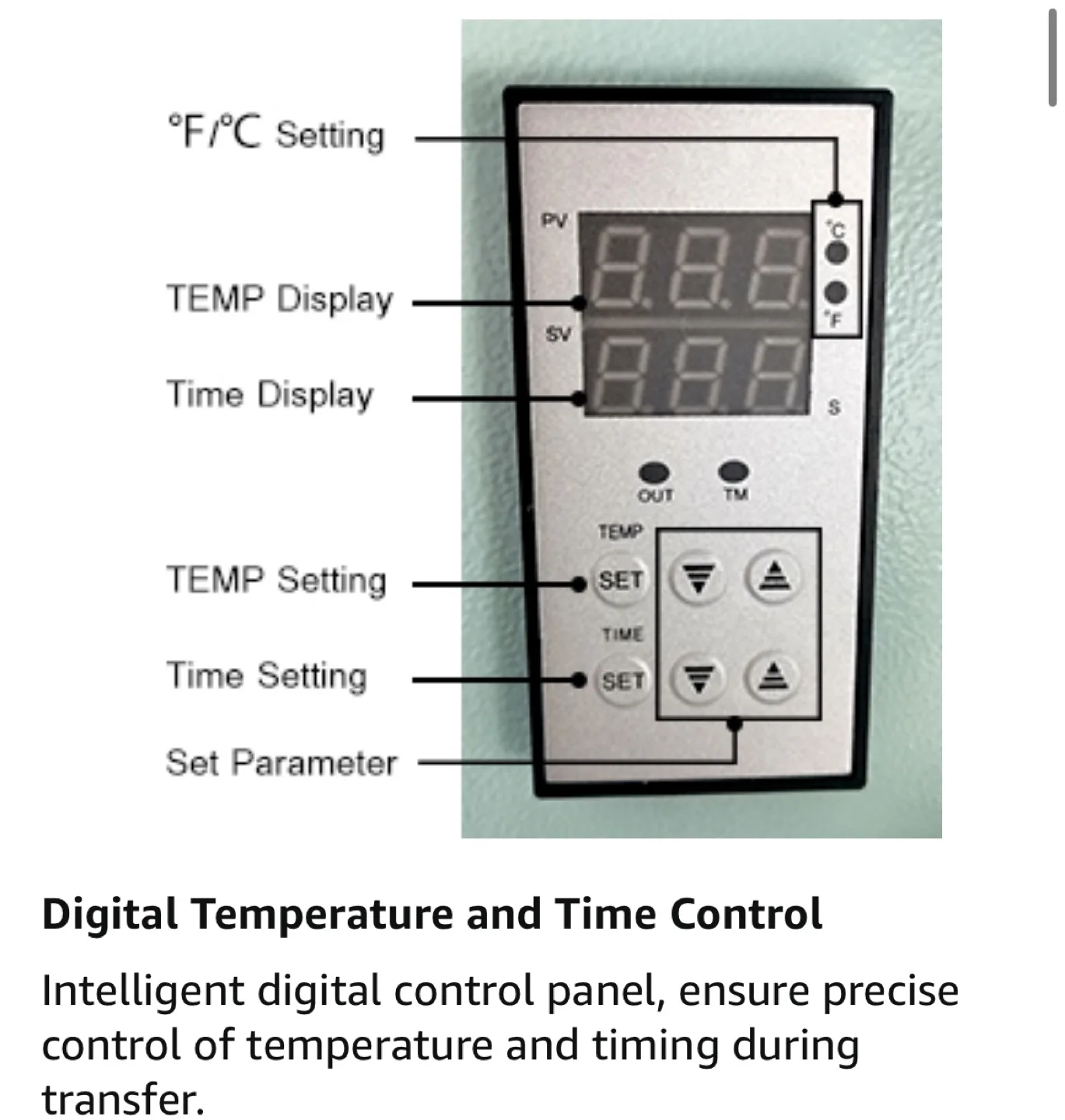 BetterSub 15"x15" Heat Press Machine - Teal image indicator(10)