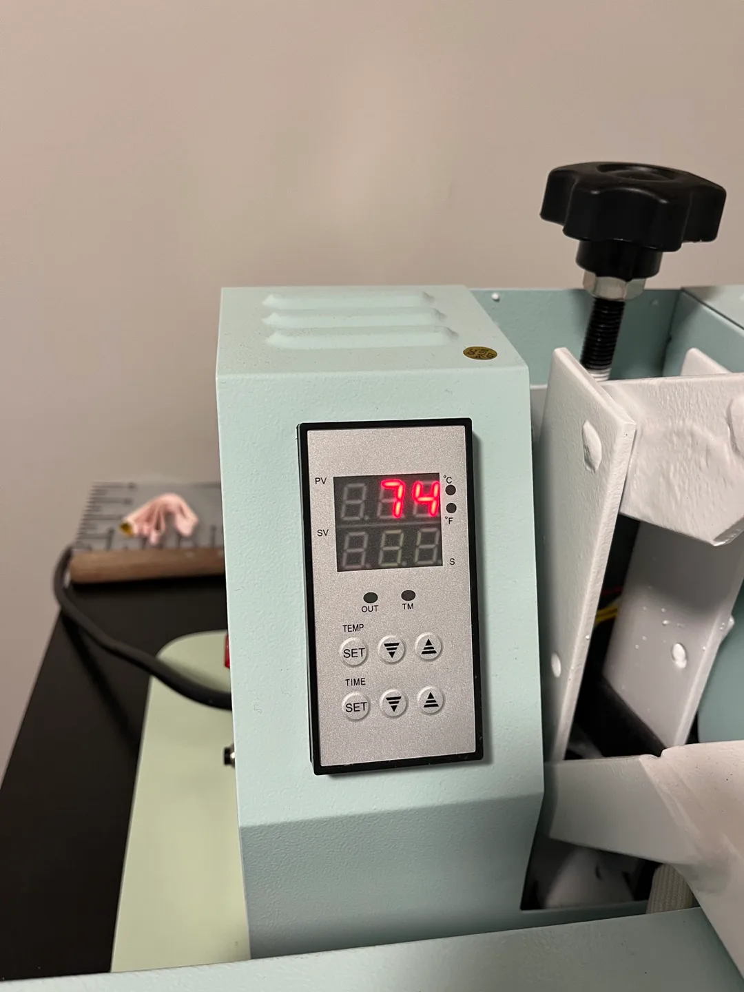 BetterSub 15"x15" Heat Press Machine - Teal image indicator(9)