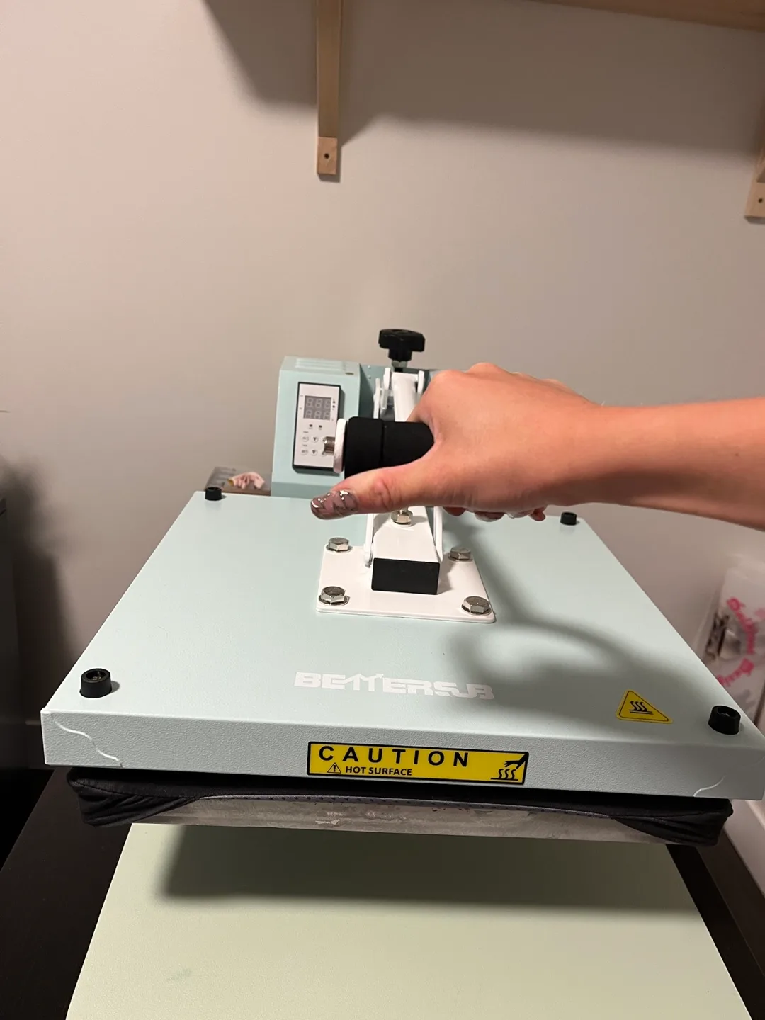 BetterSub 15"x15" Heat Press Machine - Teal image indicator(8)