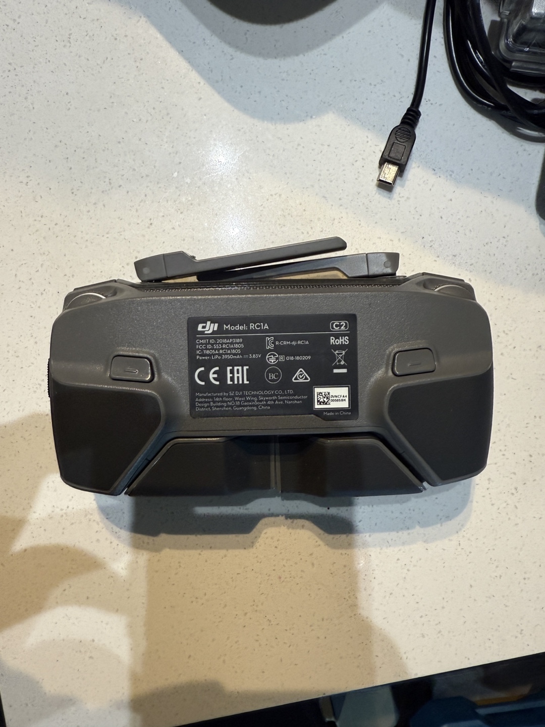DJI RC1A Remote Controller with Case and charher