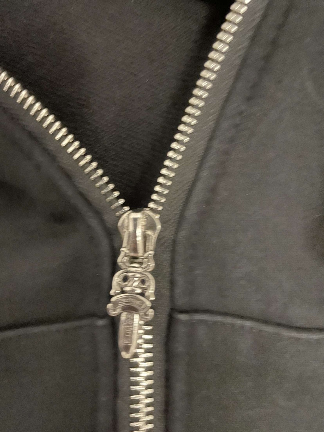 Chrome Hearts Black Zip-Up Hoodie - photo 3