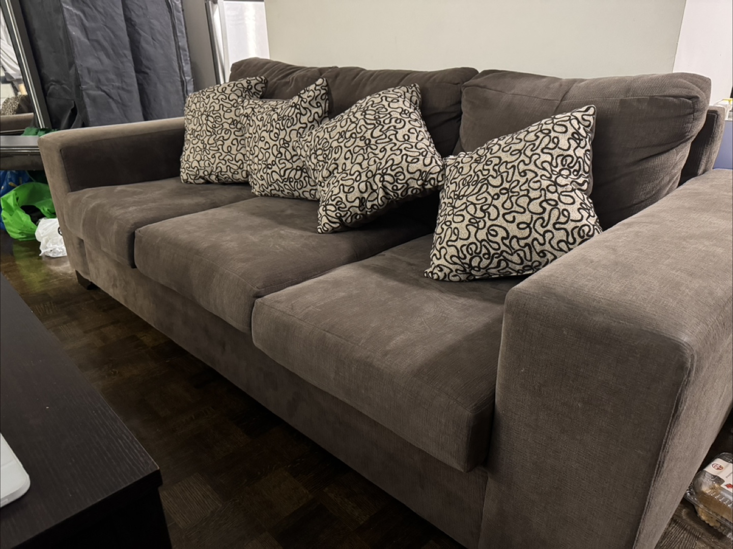 Brown Sofa - 211cm x 92cm