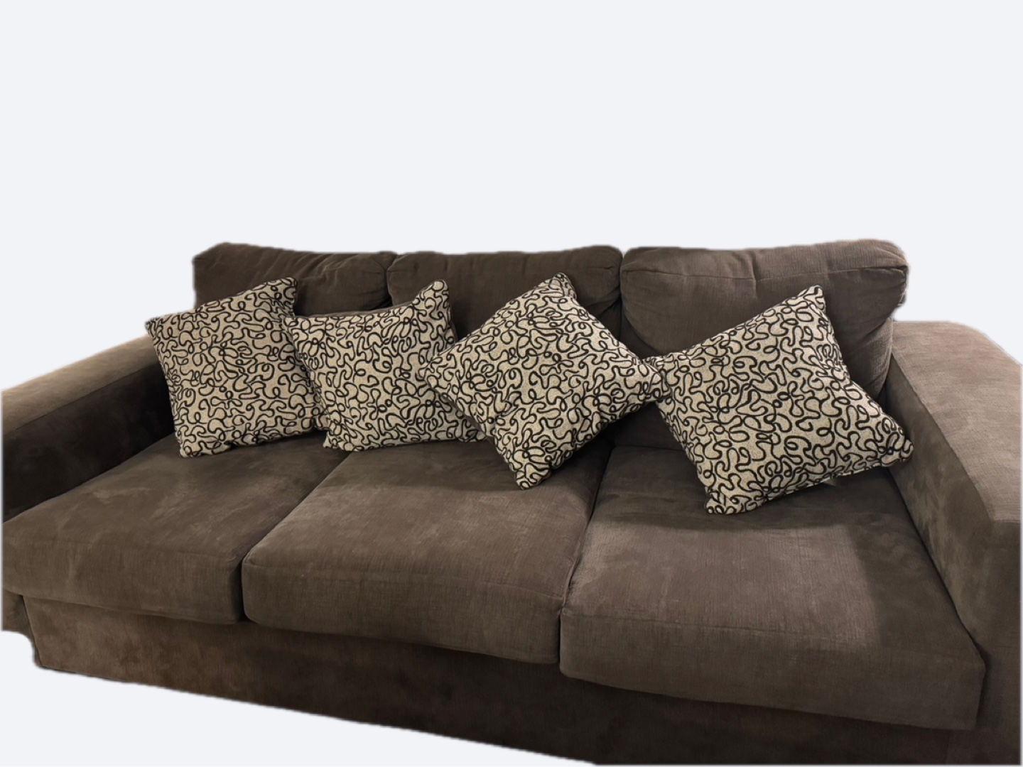 Brown Sofa - 211cm x 92cm - photo 2
