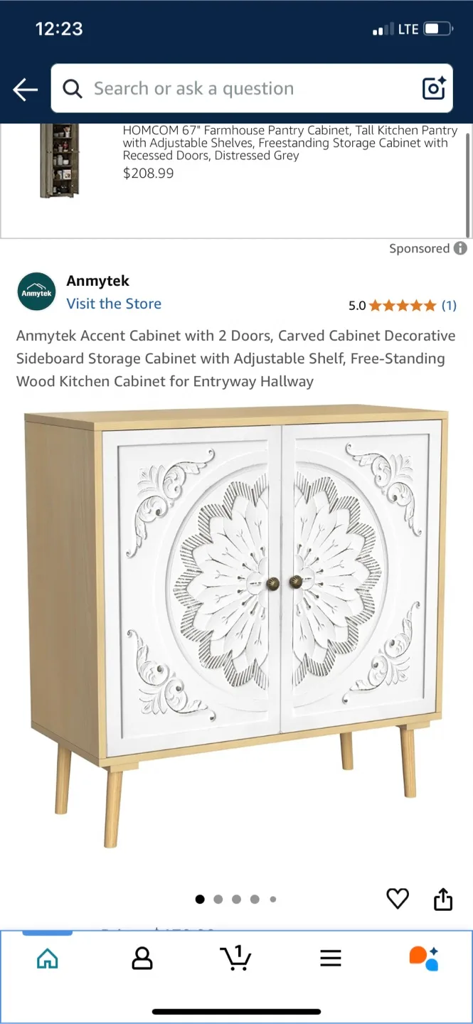 Accent cabinet new in box image indicator(3)