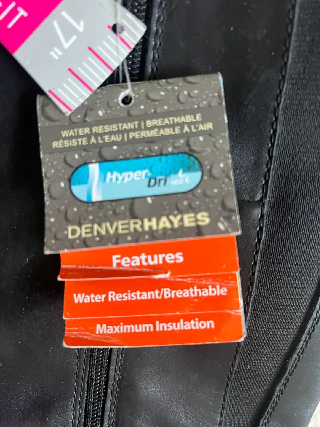 Denver Hayes Black Leather Boots - Size 11M, Wide Calf image indicator(4)