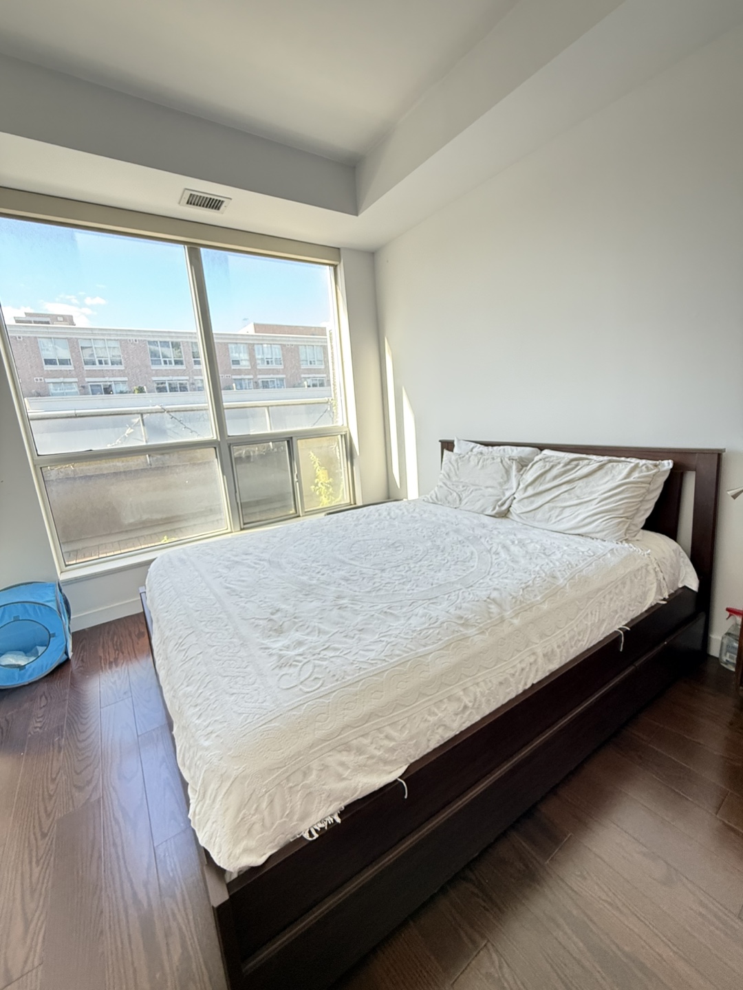 IKEA Songesand Queen Size Bed Frame with Four Storage Boxes