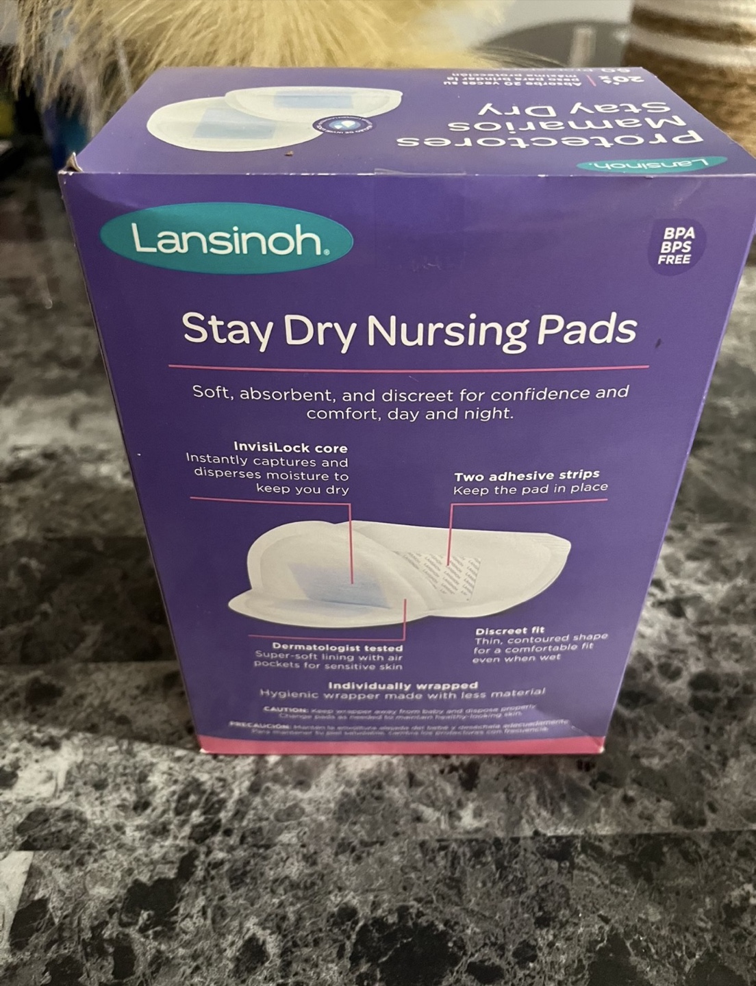 Lansinoh Stay Dry Nursing Pads - 60 Count - photo 3